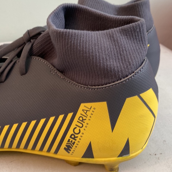Nike soccer grey- yellow shoes AH7263-070 main image 8